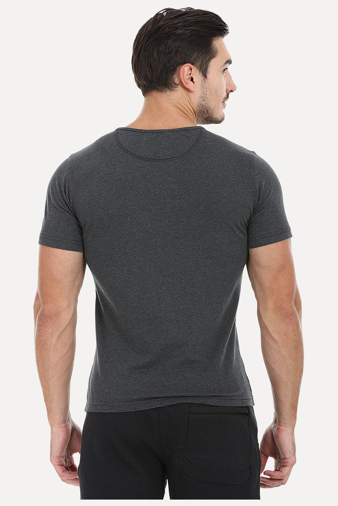 Nylon Printed Pocket Short Sleeve Tee