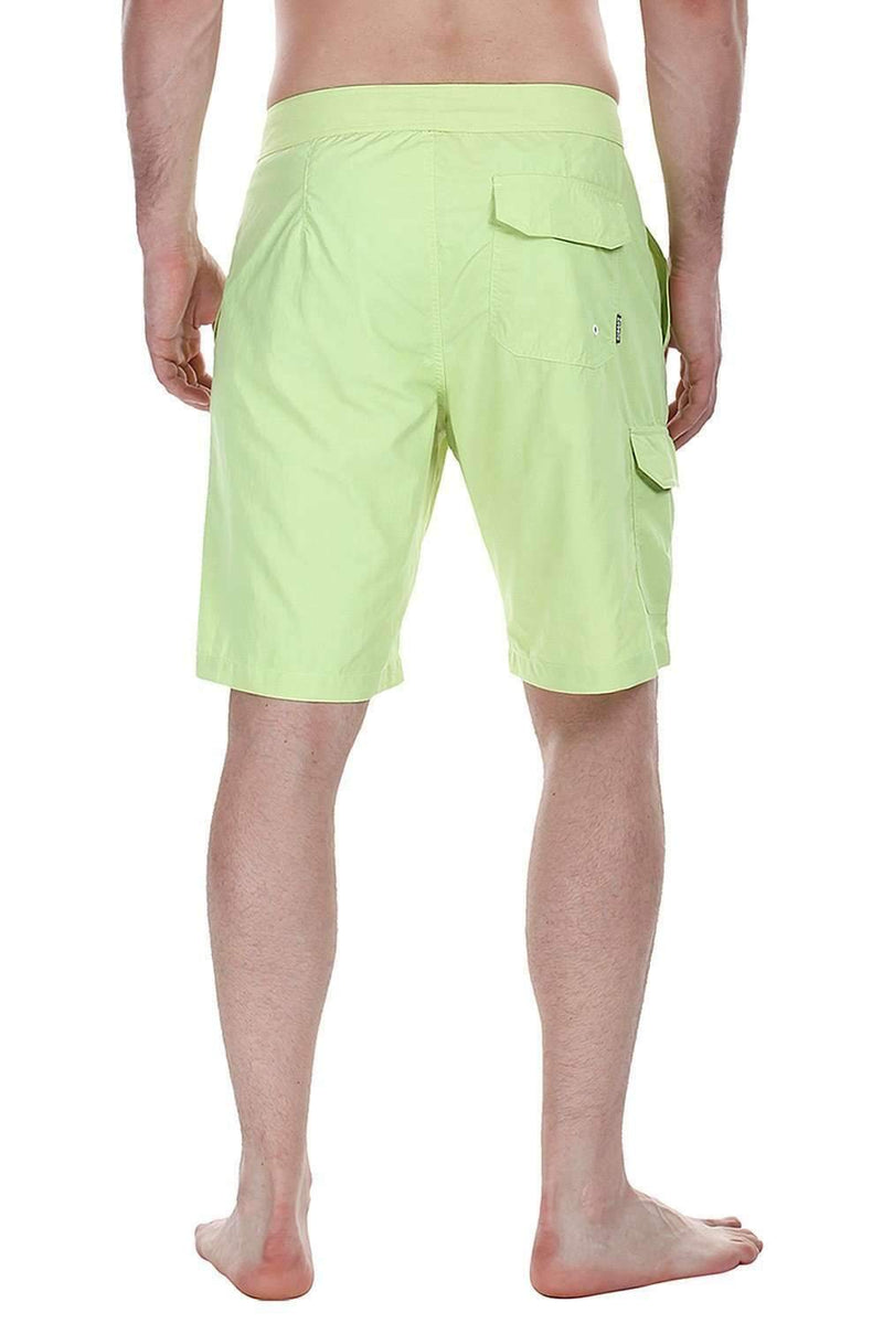 Nylon Quick Dry Swim Boardshorts With Side Cargo Pocket