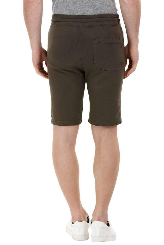 Olive Knitted Workout Shorts