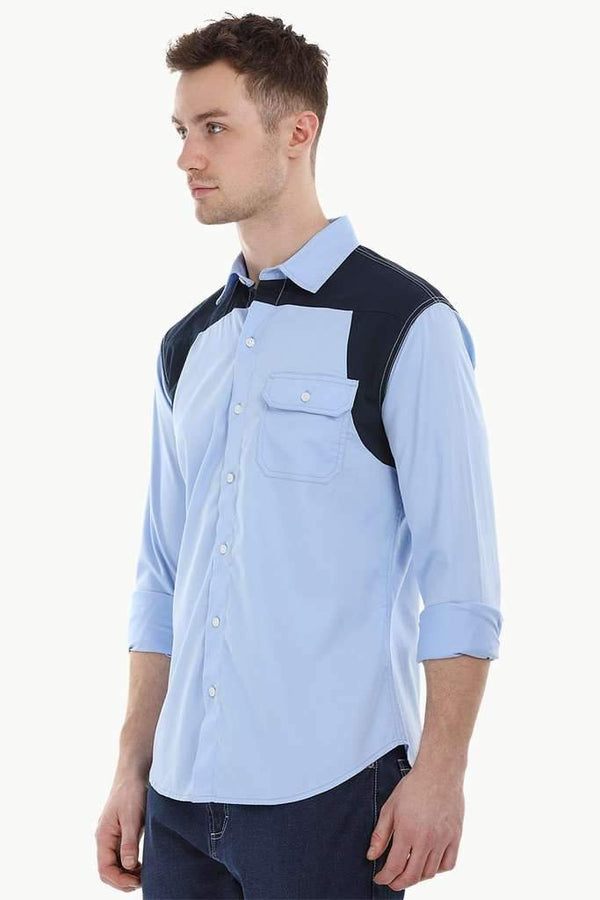 University Color-Block Shirt