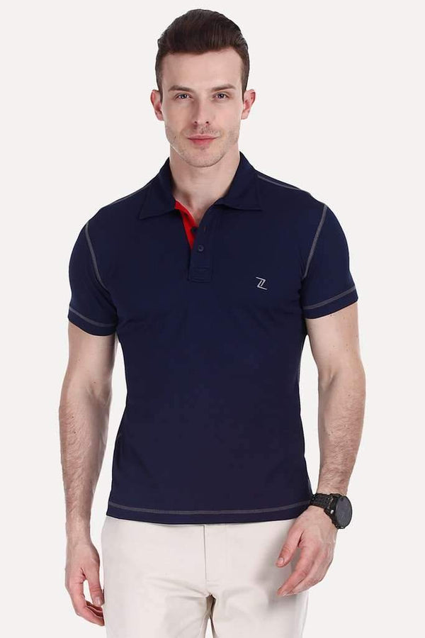 Performance Wear Contrast Placket Polo