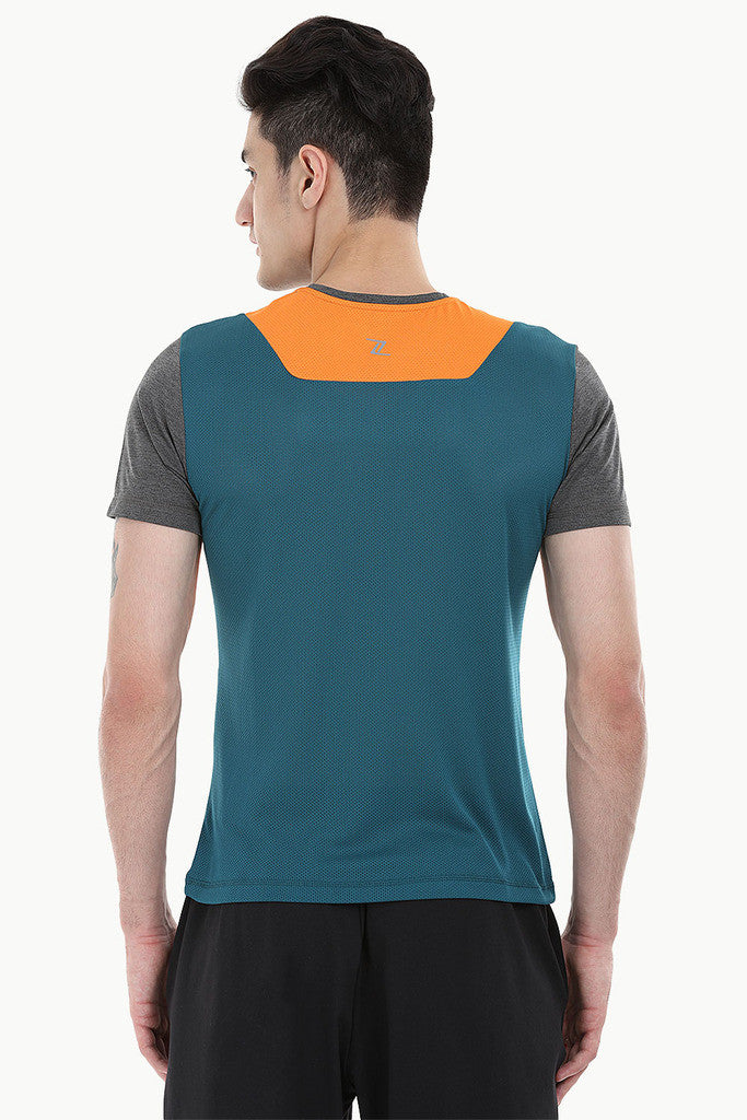 Performance Wear Melange Tee With Patch