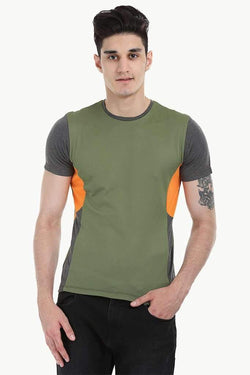 Performance Wear Melange Tee With Patch