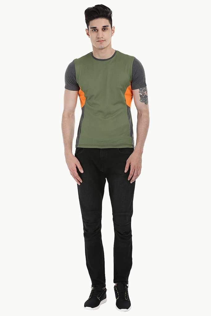 Performance Wear Melange Tee With Patch