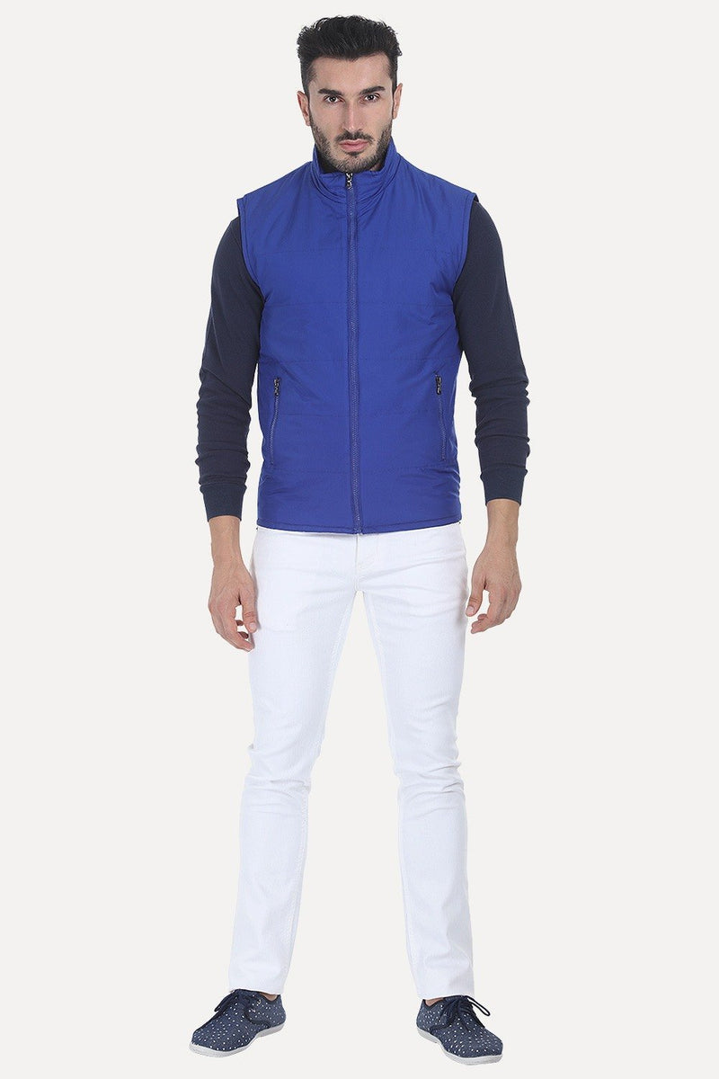 Polyester Padded Sleevless Cire Jacket