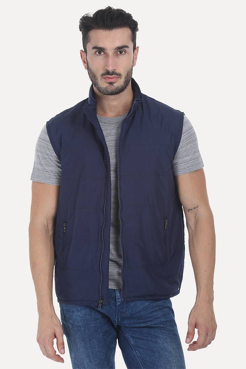 Polyester Padded Sleevless Cire Jacket