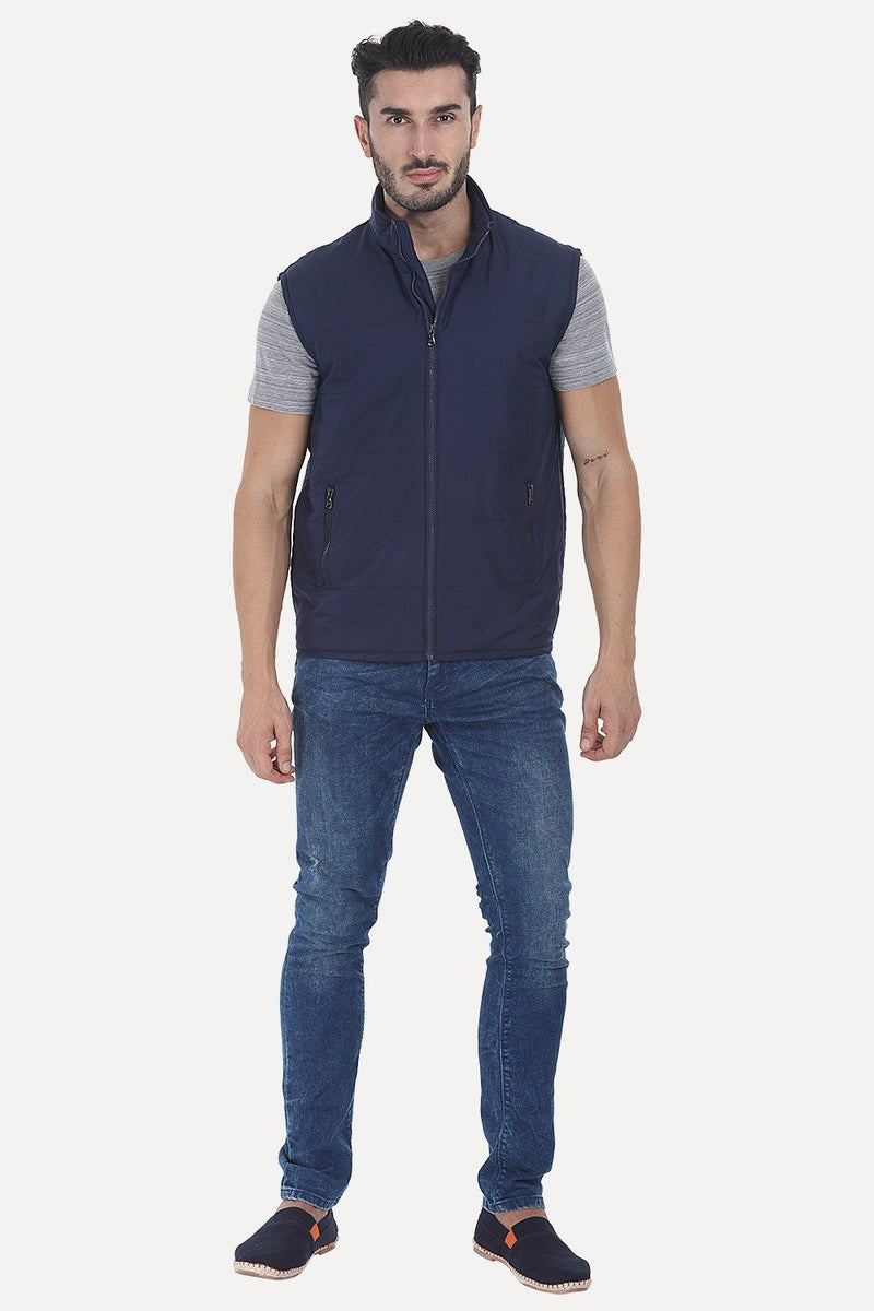 Polyester Padded Sleevless Cire Jacket