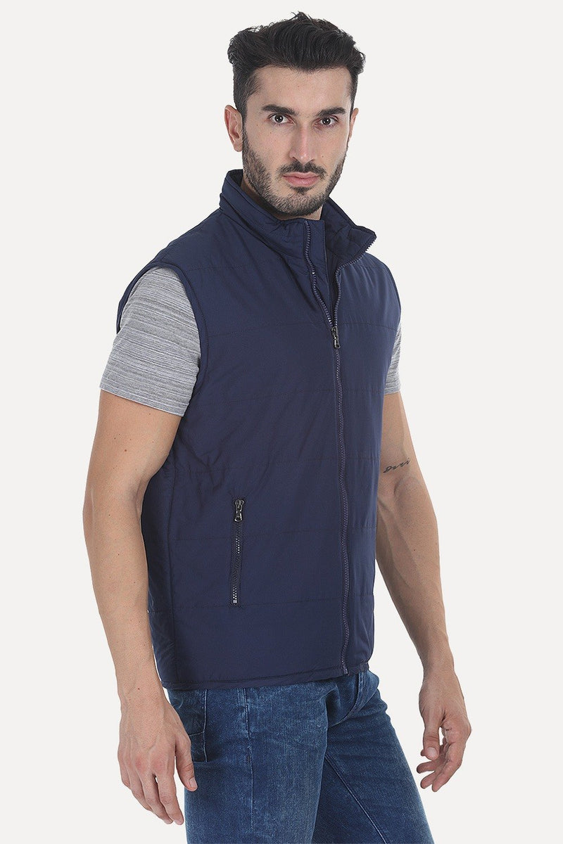 Polyester Padded Sleevless Cire Jacket