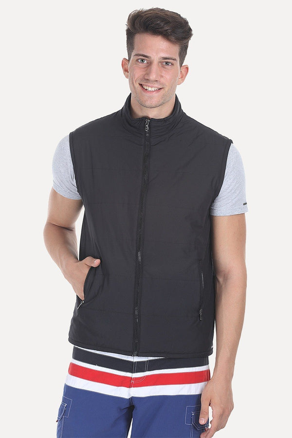 Polyester Padded Sleevless Cire Jacket