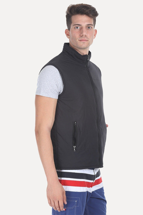 Polyester Padded Sleevless Cire Jacket