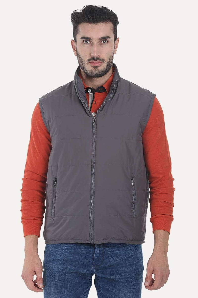 Polyester Padded Sleevless Cire Jacket