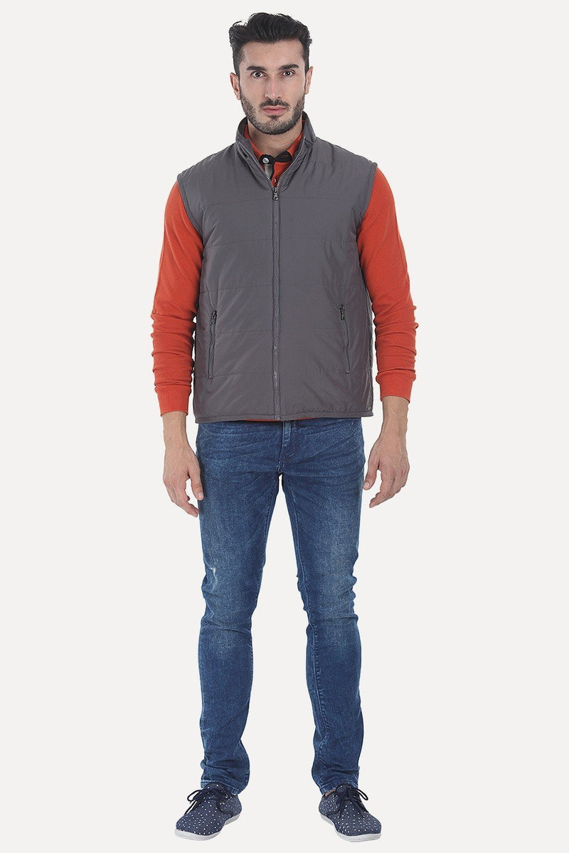 Polyester Padded Sleevless Cire Jacket