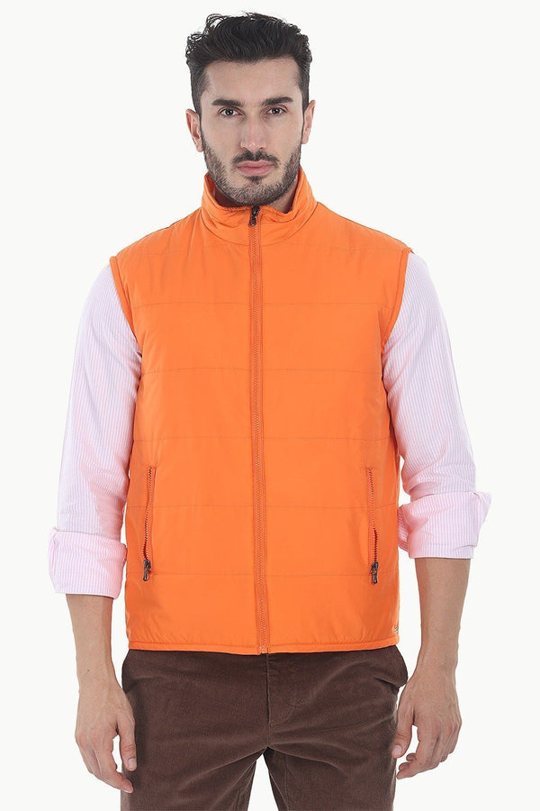 Polyester Padded Sleevless Cire Jacket