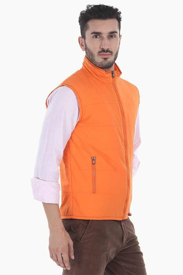 Polyester Padded Sleevless Cire Jacket