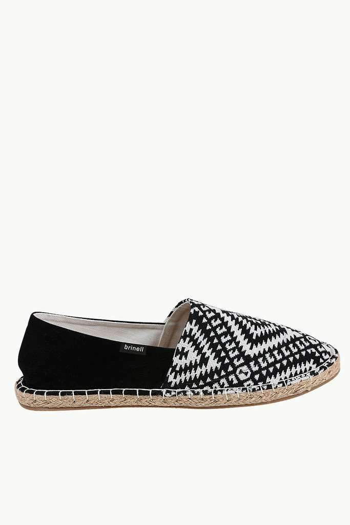 Printed Block Canvas Espadrilles