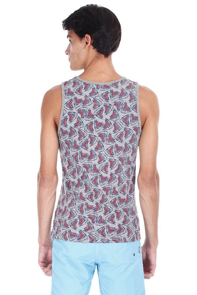 Printed Jacquard Knit Super Combed Tank