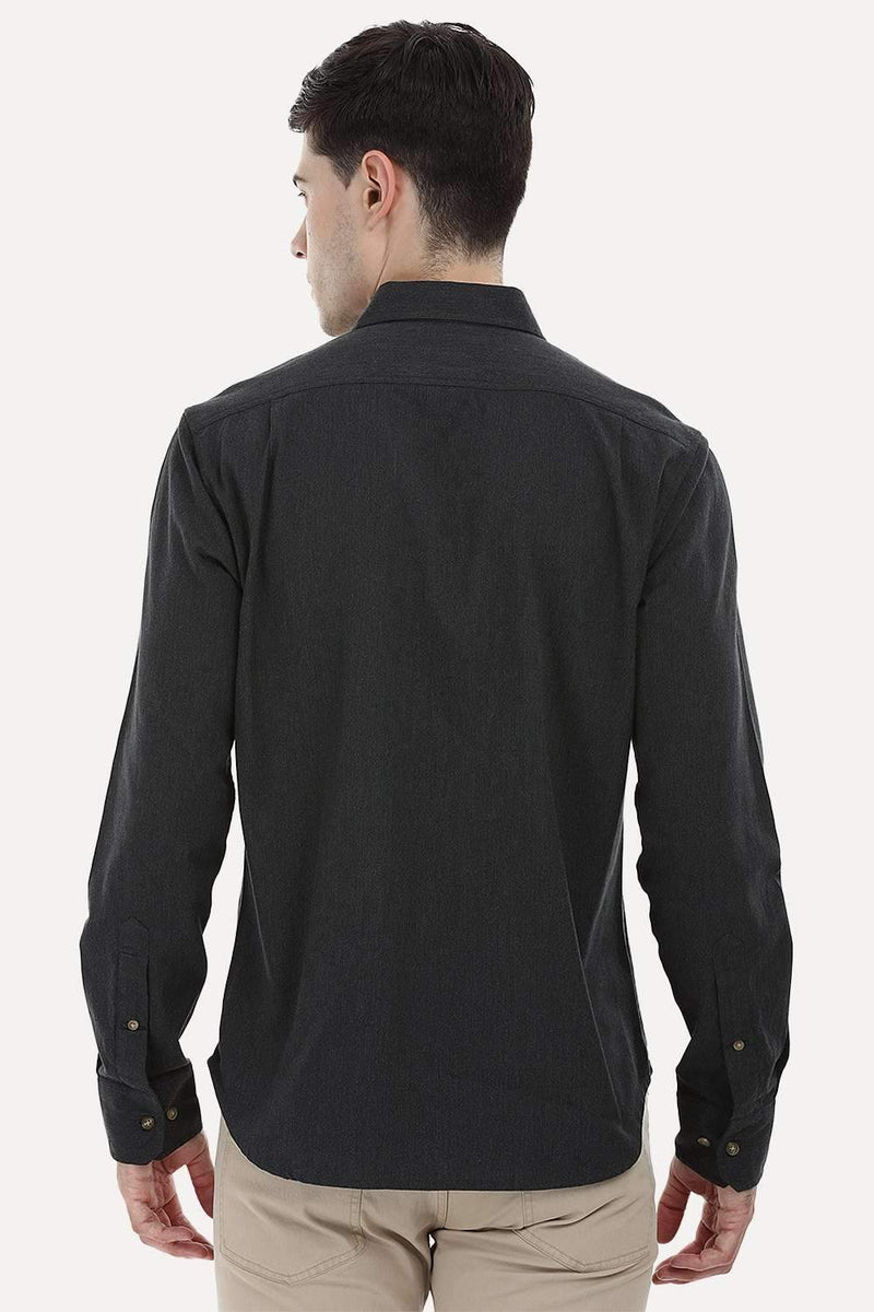 Designed Placket Oxford Shirt