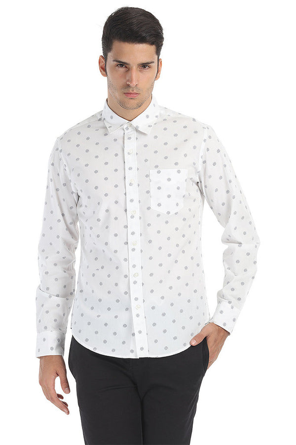 Printed Poplin Full Sleeve Shirts