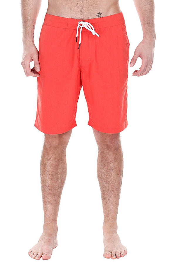 Quick Dry Nylon Boardshorts With Floral Print Inside Belt