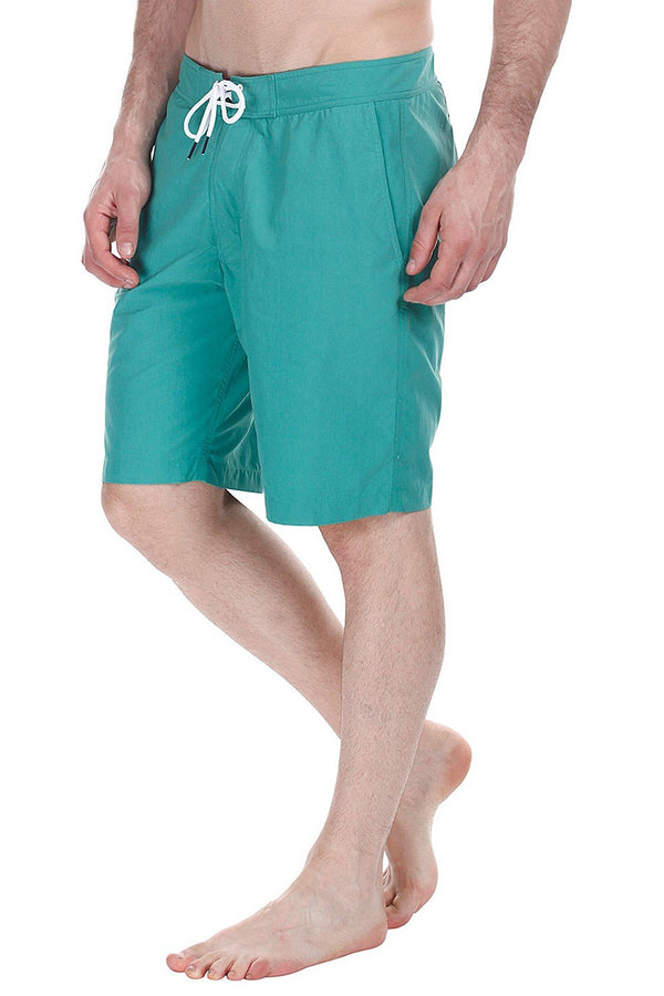 Quick Dry Nylon Boardshorts With Floral Print Inside Belt