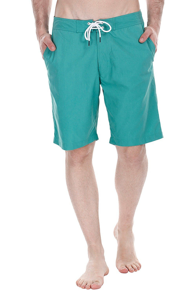 Quick Dry Nylon Boardshorts With Floral Print Inside Belt