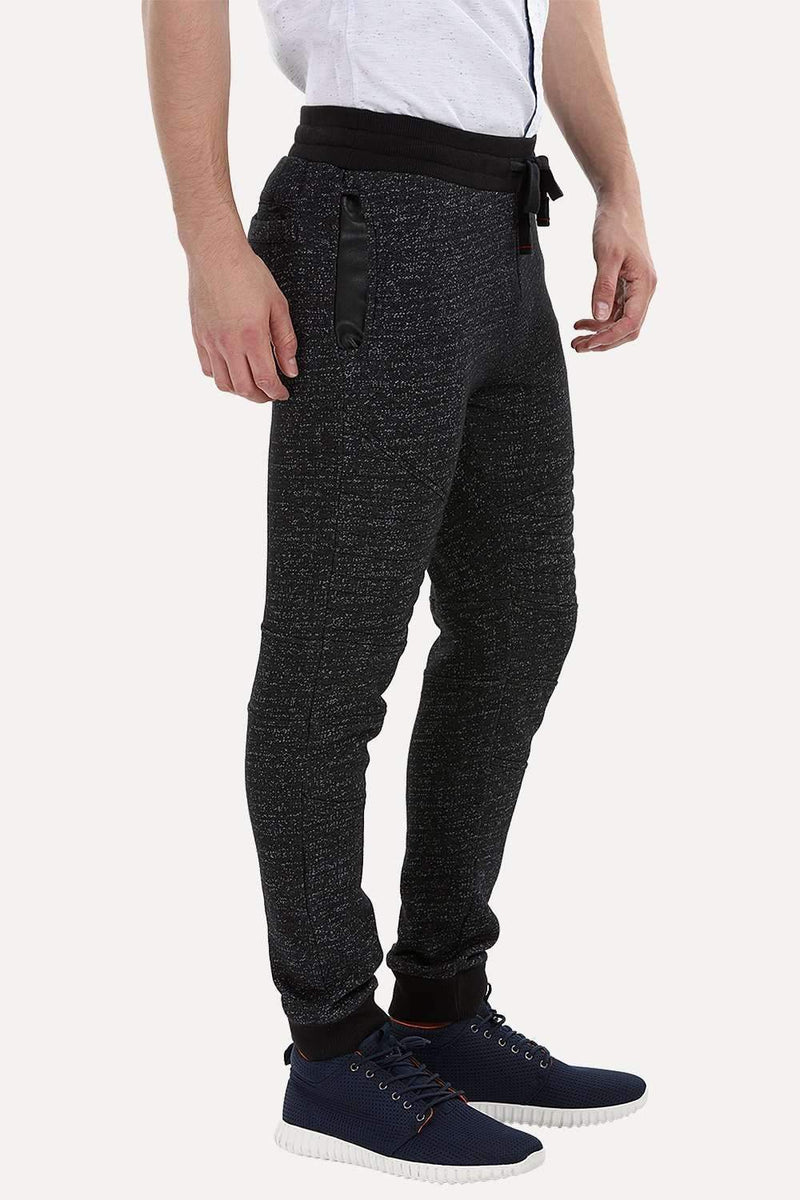 Quilted Knee-Patch Sweatpants