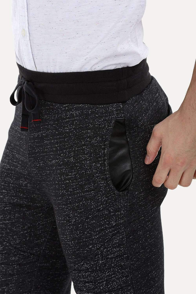 Quilted Knee-Patch Sweatpants