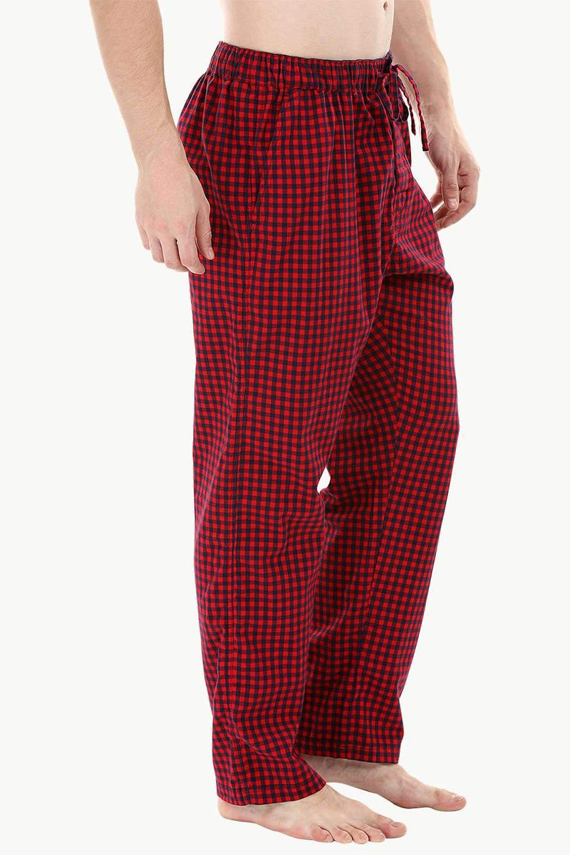 Red Check Lightweight Pyjamas