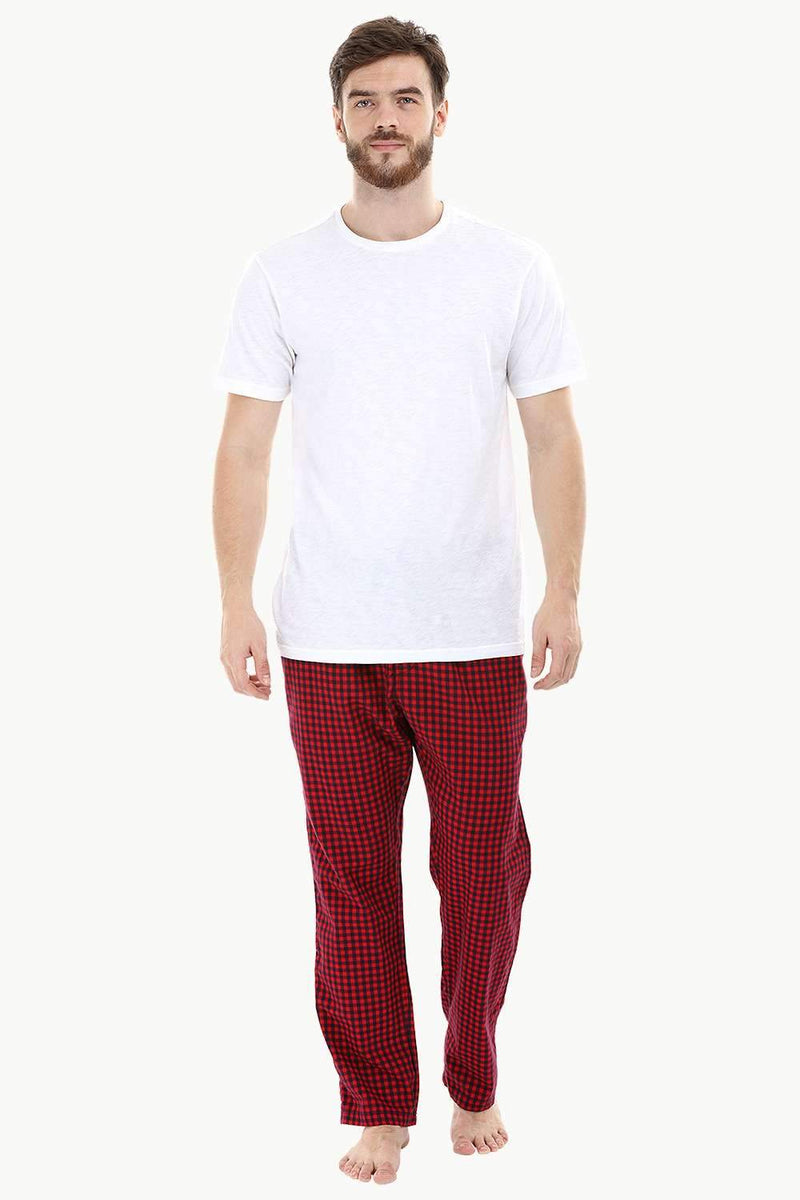 Red Check Lightweight Pyjamas