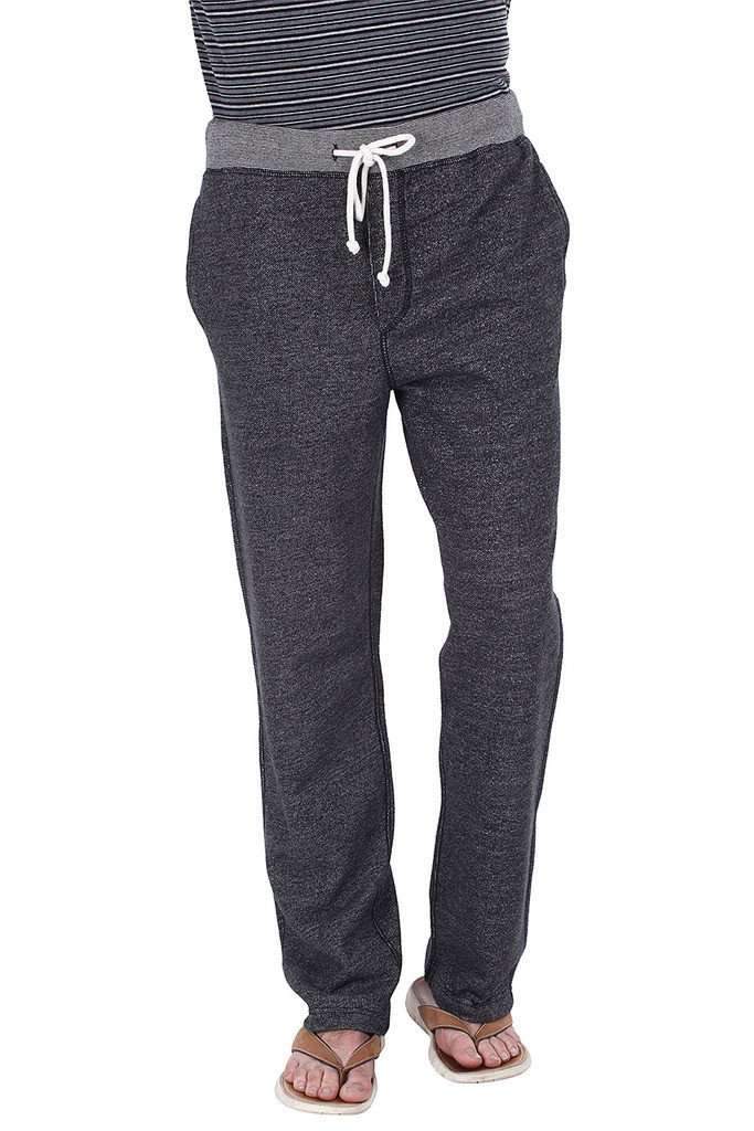 Relaxed Fit Heather Fleece Knit Pants