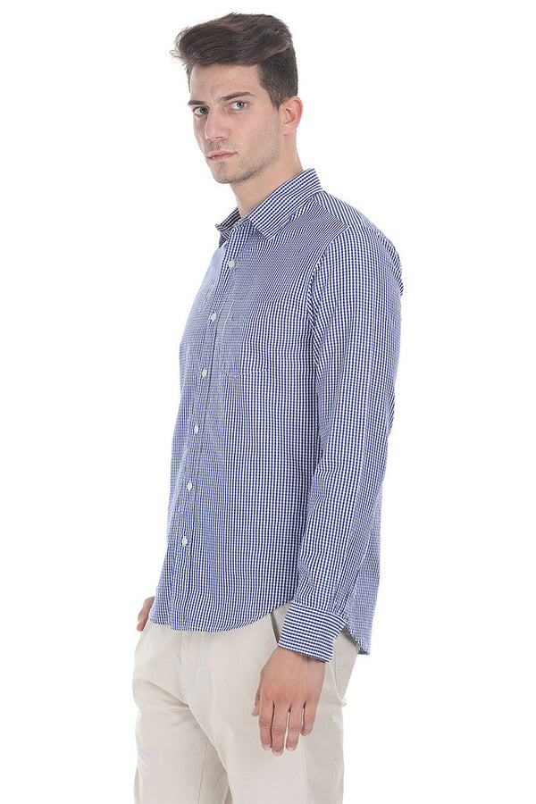 Royal Checkered Egyptian Cotton Shirt