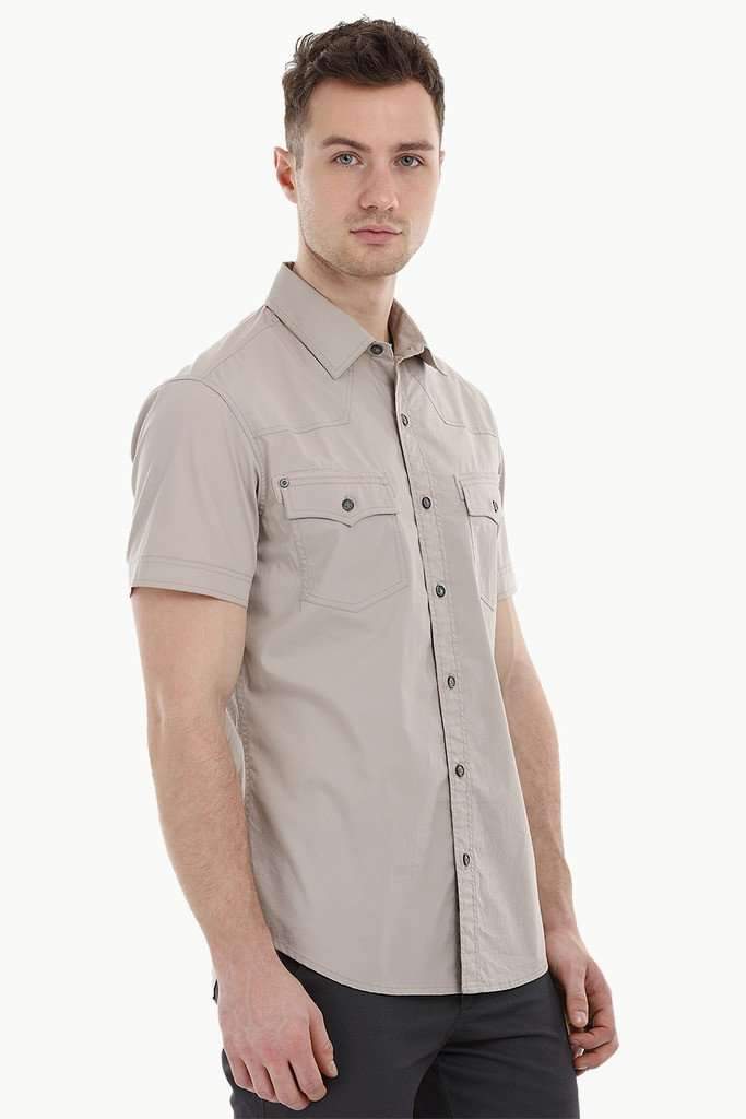 Short Sleeve Shirt with Twill Tape Pockets