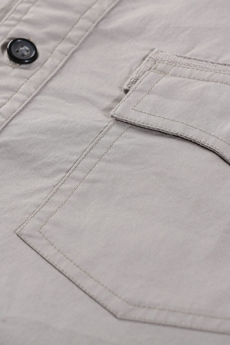 Short Sleeve Shirt with Twill Tape Pockets