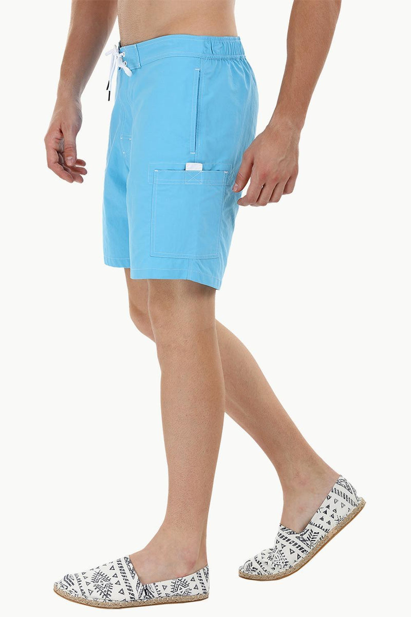 Side Stripe Nylon Swim Shorts