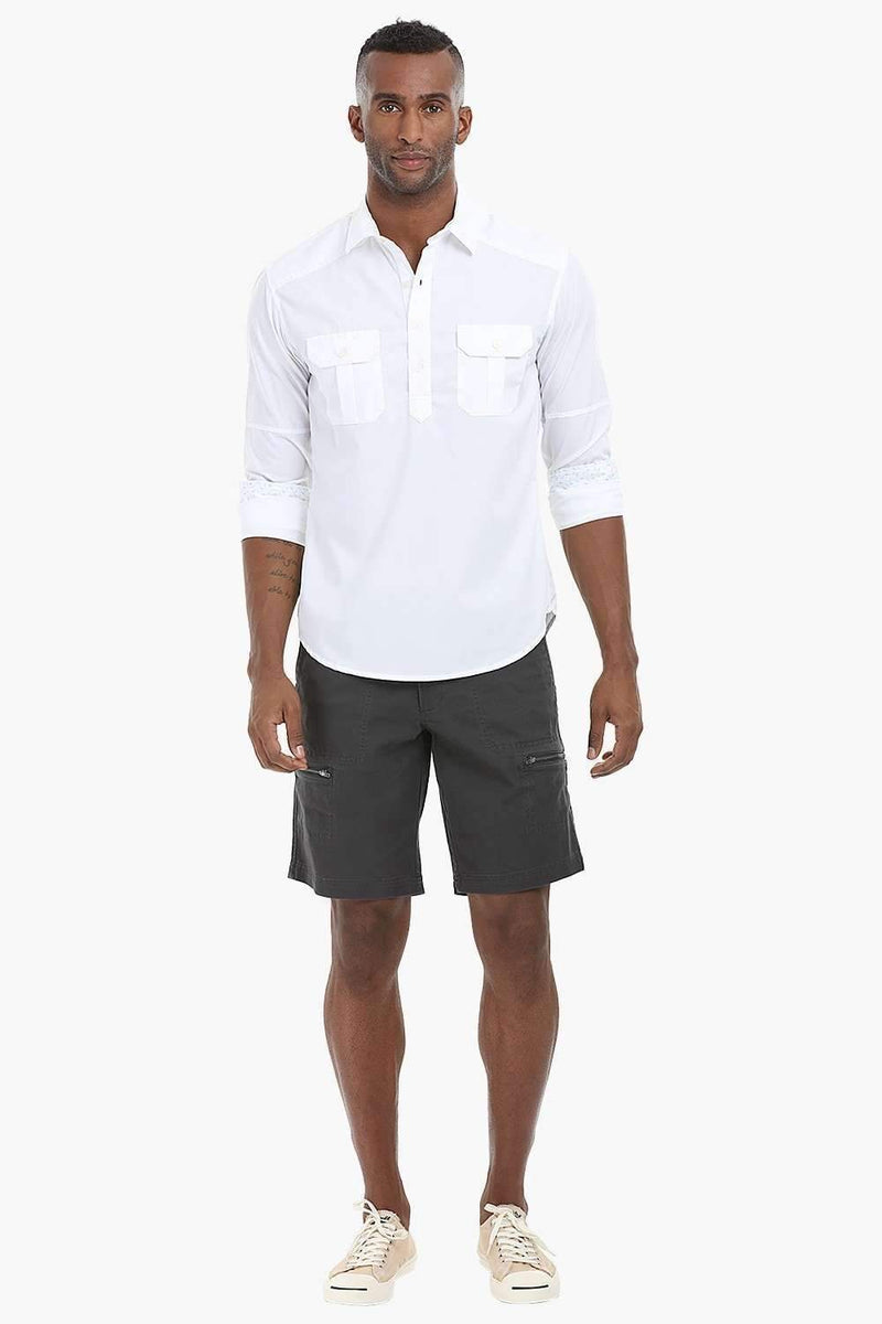 Side Zipper Shorts