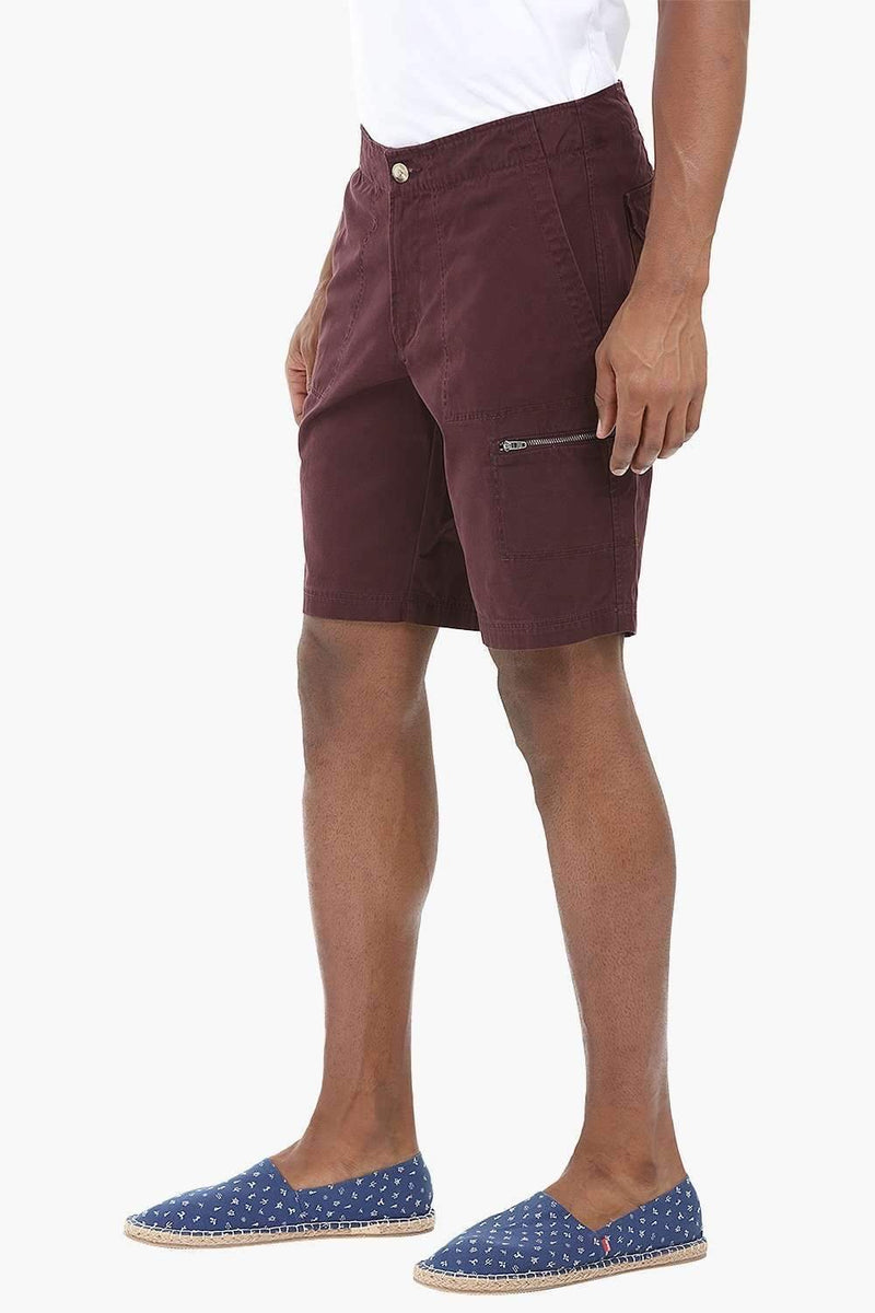 Side Zipper Shorts