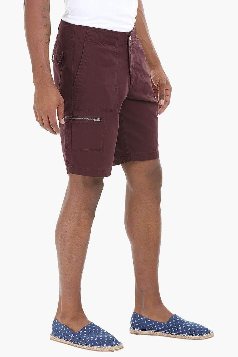 Side Zipper Shorts