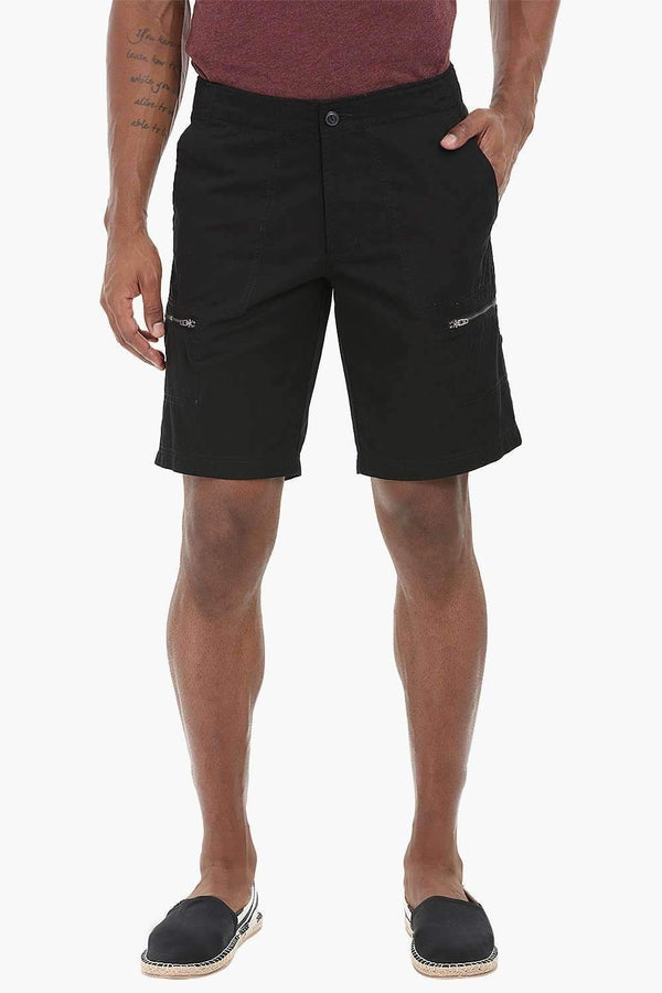 Side Zipper Shorts