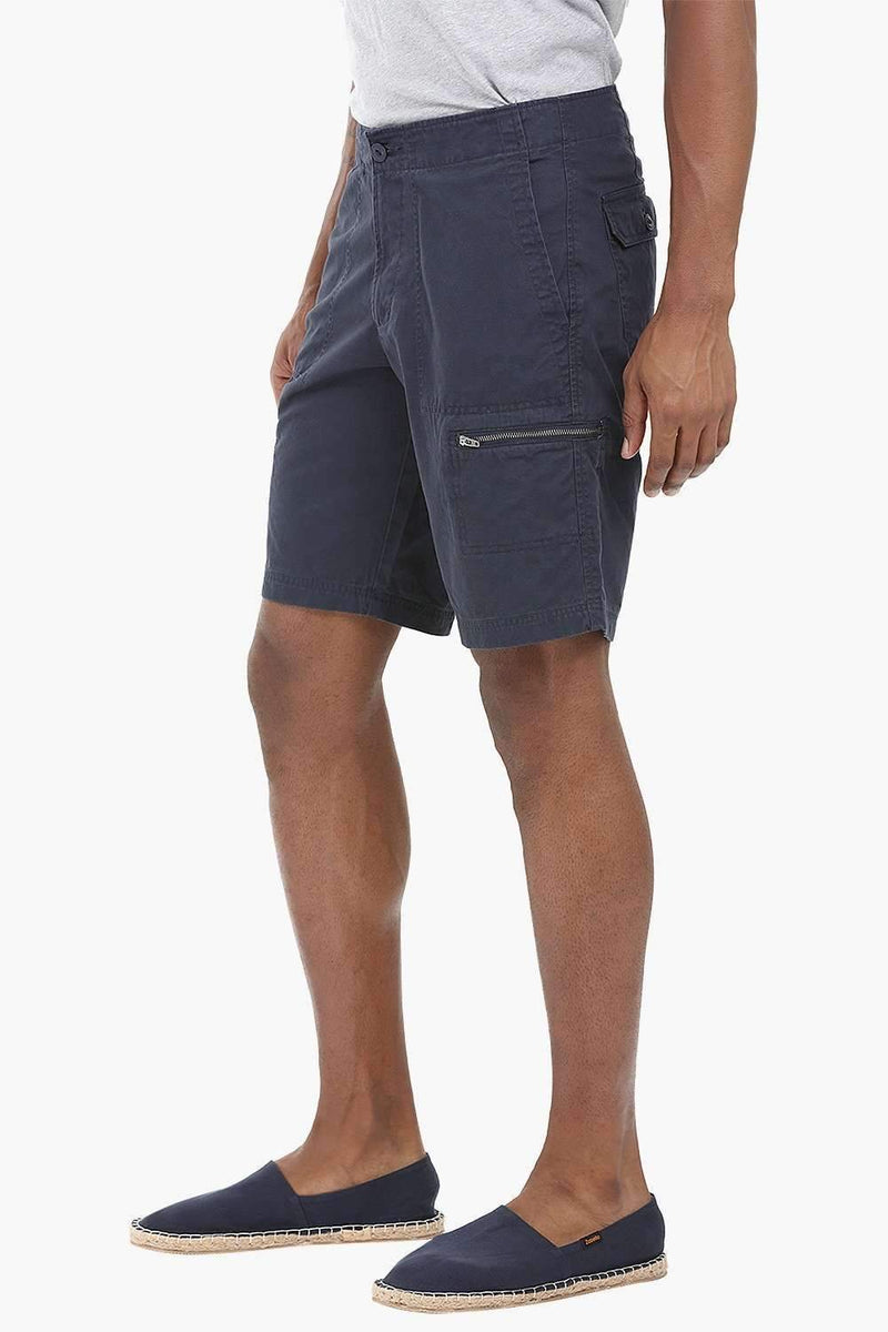 Side Zipper Shorts