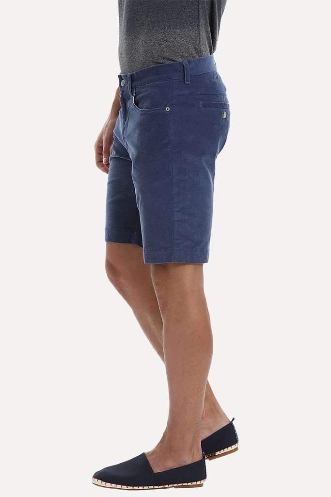 Slight Stretch Cord Slim Fit Shorts