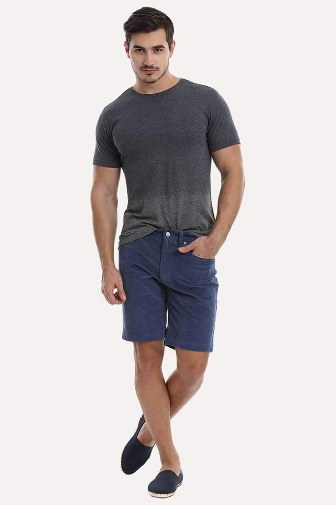 Slight Stretch Cord Slim Fit Shorts