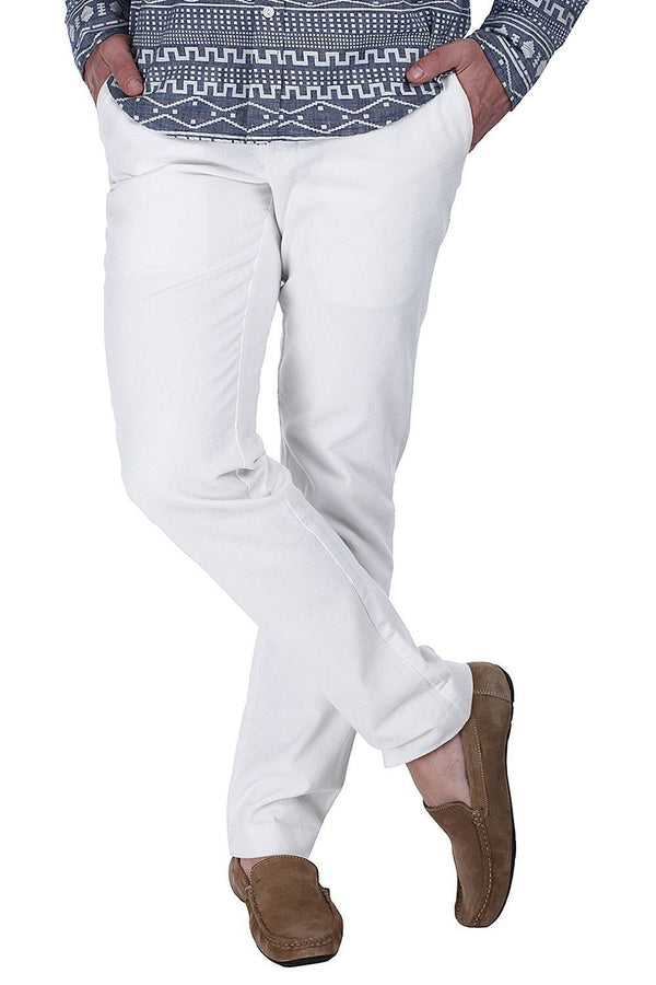 Slim Fit Stretchable Corduroy Pants