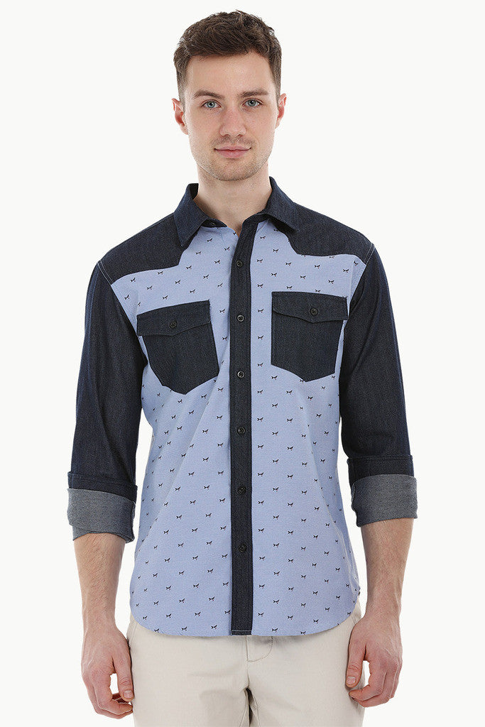 Smart Shirt with Cut and Sew Details