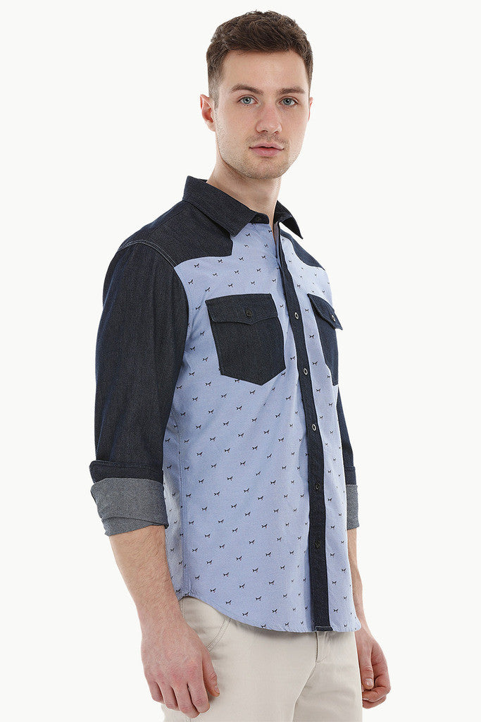 Smart Shirt with Cut and Sew Details