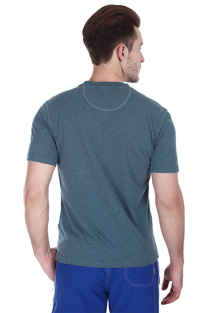 Soft Cotton Melange V Neck Tee