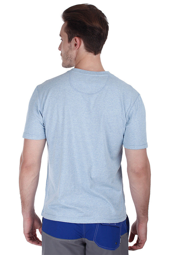 Soft Cotton Melange V Neck Tee