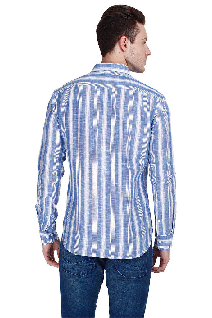 Soft Cotton Slub Yarn Dyed Shirt