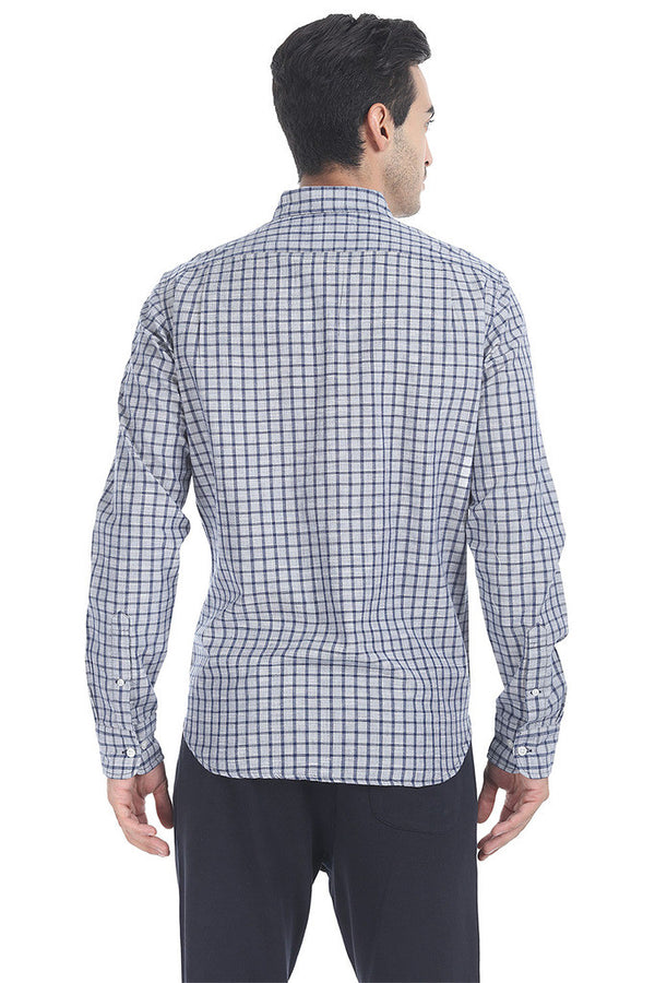 Soft Lighweight Cotton Slub Check Shirt