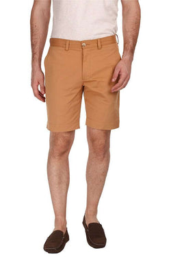 Soft Peached Solid Cotton Chino Shorts