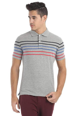 Soft Short Sleeve Striped Polo